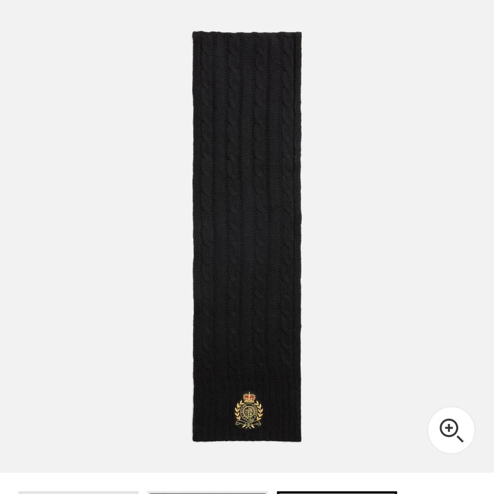 Ralph Lauren Black Scarf